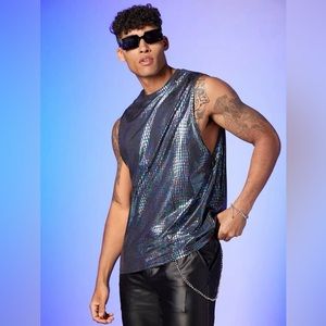 Crocodile/Snake Print Tank Top